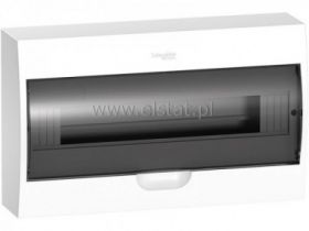 Rozdzielnica modułowa 1x18 natynkowa IP40 transp.