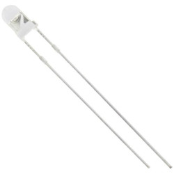 TRU COMPONENTS 1577378 LED wired Yellow Circular 3 mm 4000 mcd 40&#xB0; LED 20 mA