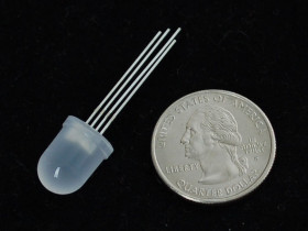 Diffused RGB (tri-color) 10mm LED (10 pack) (Common Anode)