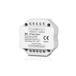 Rozdzielacz sygnału cyfrowego SPI Skydance - 5-24V DC - 1 kanał na 2 kanały - SA