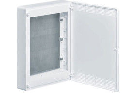 Rozdzielnica multimedialna natynkowa 3R drzwi wentylowane płyta montażowa IP40 VDI golf VS318PZF HAGER