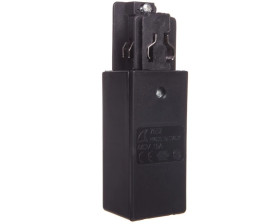 Końcówka zasilająca lewa do szynoprzewodu 3P+N kwadratowy czarny IV7652-11-W30