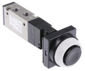Zawór regulacyjny pneumatyczny 5/2 z przyciskiem G 1/8 SMC 1/8in 5/2 portowy