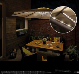 94208 Parasol Light parasol lighting basic set - 4 m (black)
