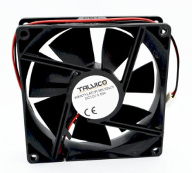 Wentylator osiowy 92x92x25mm, zasilanie 12Vdc