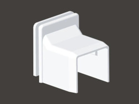 Pokrywa od listwy do puszki LH 20x20 8629