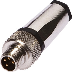 Złącze kablowe, proste, do samodzielnego montażu, do lutowania, Ø3,5-5mm, 4A, VK003079