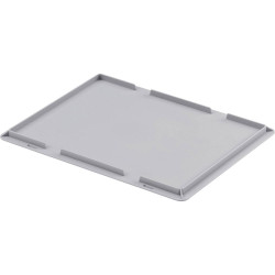 Alutec 05080 Lid Grey PP Fits Container 400x300mm 1pc Industry Use