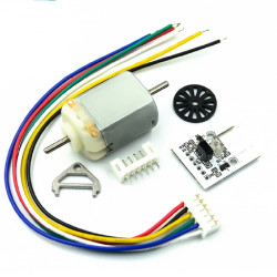 TT Class 130 Motor with Photoelectric Encoder - Smart Car Mcnamu Wheel Kit - Compatible with Lego 12 Slots
