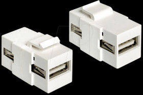 86317 Keystone module USB 2.0 A socket &gt; A socket
