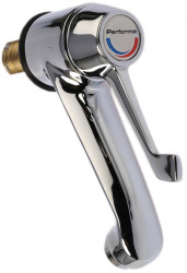 Rozgałęźne, Dźwignia, Kurek mieszaka monoblok, Mosiądz, Powlekane chromem, 10 barów