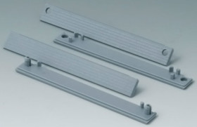 Cover strip, straight, PC, (W) 120 mm, silver gray, C2203123