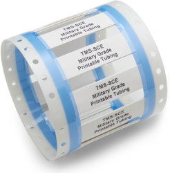 Shrink sleeve marker, 2:1, inside Ø 2.4 mm/1.1 mm, (L) 50 mm, inscribable, yellow, E71365-000