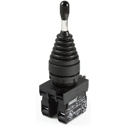 EMAS CP Series Plastic 1NO&#x2B;1NO Joystick Spring Return 2 Pos 22 mm Control Unit