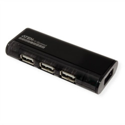 ATEN UH284 4-portowy magnes USB 2.0 HUB, czarny
