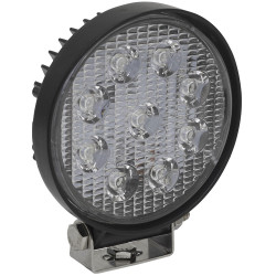 Sealey LED3R Round Work Light with Mounting Bracket 27W LED
