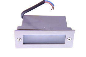 Oprawa Naścienna Podtynkowa LED nierdzewna oświetlenie schodów