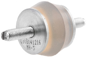 Podstawka antywibracyjna M6 średnica 30mm wysokość całkowita 58mm Cylinder męski-męski