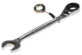 Uniwersalny klucz zapadkowy Klucz płasko-oczkowy z grzechotką Facom długość 225 mm Stal chromowo-wanadowa