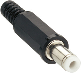 DC plug, inner Ø 1.7 mm, outer Ø 4.75 mm, black, 1636 03