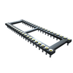 Podstawka DIL 2.54mm Pitch 7.62mm Row Spacing 8-pinowe, Przewlekany, 1A Samtec