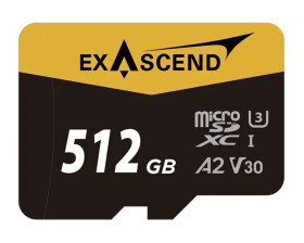 Karta Micro SD MicroSDXC, 512 GB, Exascend Catalyst