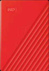 WDBPKJ0040BRD-WESN WD My Passport (2019), 4 TB, red