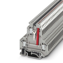 Część do listwy zaciskowej Phoenix Contact poziomy: 1 12AWGŚruba UKK 5-LA 24 RD/U-O 24 V