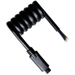BKL Electronic 10080174 USB-C cable open ends Black 50cm