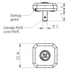 G4 VS zaślepka do złączy serii G4 i G30, męskich, 934447001, G4VS, Hirschmann, WYPRZEDAŻ