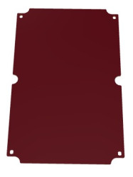 Mounting plate, hard paper, (L x W x H) 230 x 150 x 2.5 mm, natural, for M/T 2401/243, 22001000