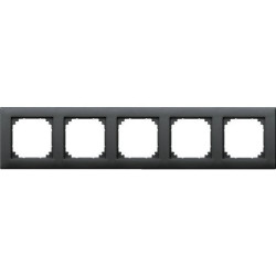 Ramka pięciokrotna, Merten, M-Plan, antracytowy