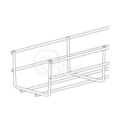 Korytko kablowe siatkowe, 42x52x1 500 mm, stal 304, R0404I