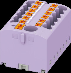 3273368 PTFIX distributor block, 6/12x2.5, violet