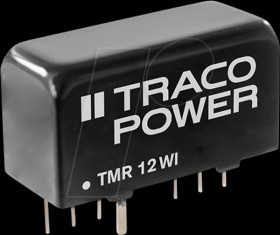 TMR 12-2423WI DC/DC converter TMR 12WI, 12 W, 9-36/±15 VDC, SIP-8