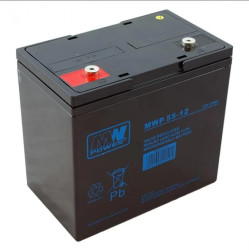 Akumulator VRLA AGM 12V 50Ah (żywotność 12-15lat) MWP50-12 M6