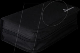 BOX55 Media storage wallet for 96 discs, nylon, black
