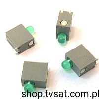 2608.8033 LED 3mm Green in Case SMD MENTOR