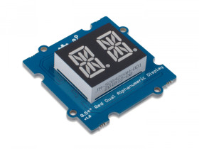 Grove - 0.54&quot; Red Dual Alphanumeric Display,Nixie Tube