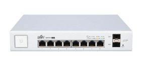Switch UniFi, 8x RJ45 1000Mb/s PoE, 2x SFP, 150W Ubiquiti US-8-150W
