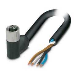 Kabel zasilający 4 Core Polichlorek winylu PVC Sheath Czarny/Szary