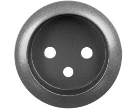 Celiane Plakietka gniazda 2P/2P+Z grafit 067912