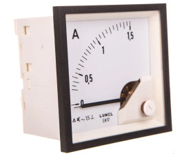 Miernik elektromagnetyczny EA17N 72x72mm N :IP52 E202: zakr.pom. 1,5A C3 K=90 EA17N E20200000000