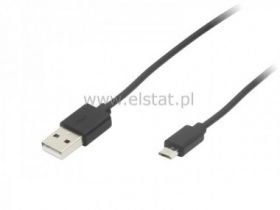 Kabel WT USB A - micro USB-B 0,85m ( HQ ) czarny