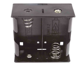 Uchwyt do baterii, x 2, maks. Ø 34.2mm, montaż zatrzaskowy