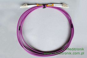 Patchcord ÅwiatÅowodowy LC-LC OM4 50/125Âµm MM duplex dÅ.9m