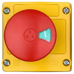 BACO LBX13102 Kill Switch 240V 2.5A IP66 2 Breakers Emergency Off