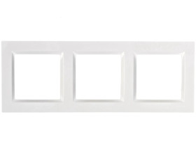 Simon 10 Ramka potrójna biała CR3/11