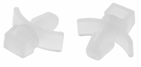 Uchwyt opaski kablowej do opasek 3.8mm długość 15mm szerokość 6,5 mm średnica otworu 4.8mm RS PRO Naturalny