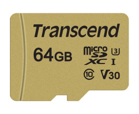 Karta Micro SD MicroSDXC, 64 GB Nie MLC, Transcend -25 → +85°C